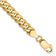 14k Yellow Gold 7.25mm Flat Beveled Curb Chain Bracelet