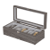 Mele and Co Nolan Glass Top Watch Jewelry Box