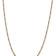 14k Yellow Gold and Rhodium Over 14k Yellow Gold 3.2mm Pave Figaro 24
Inch Chain