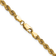 14k Yellow Gold 3.8mm Solid Rope 24 Inch Chain