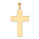 14k Yellow Gold Cross Pendant