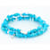 Turquoise Wrap Bracelet In Sterling Silver