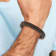 Brown Braided Leather and Stainless Steel Polished Rose IP Plated
8.5-inch Bracelet
