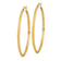 14k Yellow Gold Polished 2 1/16" Hoop Earrings