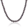 7-8mm Black Cultured Freshwater Pearl endless Necklace