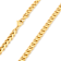 Invicta Men's Yellow Spiga Wheat Chain Necklace 6mm In Stainless Steel
24 Inch