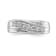 Rhodium Over 14K Gold Lab Grown Diamond SI1/SI2, G H I, Men's Band