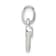 Sterling Silver Letter N with Enamel Pendant
