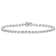 Sky Blue Topaz Tennis Bracelet In Sterling Silver 7.86ctw