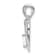 Rhodium Over 14k White Gold Lab Created Opal and Diamond Heart Pendant