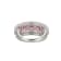 Pink And White Cubic Zirconia Platinum Over Sterling Silver Ring 8.04ctw