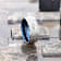 MARINER Titanium Milgrain Engraved Finish Men 's Wedding Ring with Blue
Plating Inside 8mm