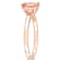 Morganite 10K Rose Gold Ring 1.78ctw