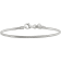 Sterling Silver Round Snake Chain Bracelet With Lobster Clasp
