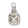 Rhodium Over Sterling Silver with 14k Accent Milky Opal Pendant