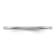 Rhodium Over 10K White Gold 1.2mm Half Round Satin Stackable Expressions Band