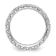 Rhodium Over 14K White Gold Lab Grown Diamond SI+, H+, Eternity Band