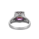 Purple And White Cubic Zirconia Platinum Over Silver February Birthstone
Ring 5.81ctw