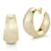 Sterling Statements 14K Yellow Gold Over Sterling Silver Bold Wide
Graduated Hoop Earrings