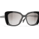 Chanel Black Frame/ Gray Polarized Lens Sunglasses