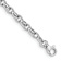 Rhodium Over 14k White Gold 6mm Polished Fancy Link Bracelet