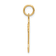 14k Yellow Gold Satin Boy with Hat Kid Charm