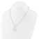 Rhodium Over Sterling Silver 3-5.5mm Freshwater Cultured Pearl LETTER H
18-inch Necklace