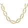 Turkish Mariner Chain Necklace In 18K Gold Over Sterling Silver 8mm 18 Inch