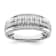10K White Gold Lab Grown Diamond VS/SI GH, Men's Ring
