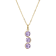 Lab Created Alexandrite Sapphire 18k Yellow Gold Over Silver December
Birthstone Pendant 3.87ctw