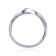 Lab Created Purple Sapphire Sterling Silver Open Design Solitaire Ring, 0.35ct