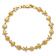 14k Yellow Gold Textured Sea Life Link Bracelet