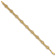 14k Yellow Gold Textured Fancy Floral Link Bracelet
