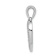 Rhodium Over 14k White Gold Diamond Heart Pendant