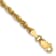 14k Yellow Gold 4mm Diamond-Cut Rope Link Bracelet