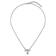 Rhodium Over Sterling Silver Blue Crystal Starfish Beach 16 Inch with 2
Inch Necklace