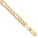 14K Yellow Gold 6.25mm Flat Figaro Chain Bracelet