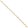 14k Yellow Gold 5mm Diamond-Cut Fancy Link Bracelet