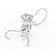 Large Round Moissanite Solitaire Drop Earrings In Platinum-Enhanced
Sterling Silver