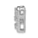 Rhodium Over 14k White Gold Diamond Cactus Pendant