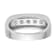 Rhodium Over 10K White Gold Lab Grown Diamond SI1/SI2, G H I, 5-Stone
Men's Channel Band