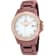 Jivago Women's Ceramic Maroon Ceramic Watch