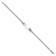 Rhodium Over 14k White Gold Medical Soft Diamond Shape Red Enamel Flat
Curb Link ID Bracelet