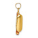 14k Yellow Gold 3D Multi-Color Enamel Hot Dog with Bun Charm