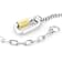 Two-Tone Curb And Paperclip Link Bracelet In 18K Gold Over Sterling Silver