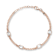 Sterling Statements 14K Rose Gold Over Sterling Silver Emerald CZ
Station Bracelet