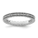 Sterling Silver Stackable Expressions Polished Diamond Ring 0.288ctw