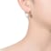 Round Freshwater Pearl Leverback Drop Earrings In 14K Gold Over Sterling Silver