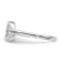Rhodium Over 14K White Gold Lab Grown Diamond VS/SI GH, Initial O
Adjustable Ring