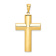 14k Yellow Gold Cross Pendant